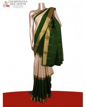 Pure Mysore Crepe Silk Saree..