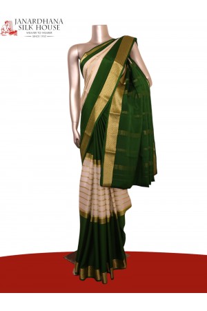 Pure Mysore Crepe Silk Saree