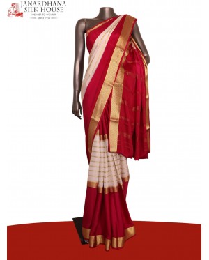 Pure Mysore Crepe Silk Saree..
