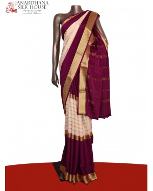 Pure Mysore Crepe Silk Saree..