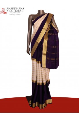 Pure Mysore Crepe Silk Saree..