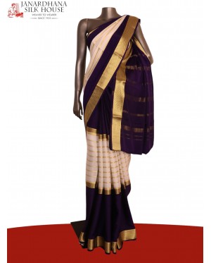 Pure Mysore Crepe Silk Saree..