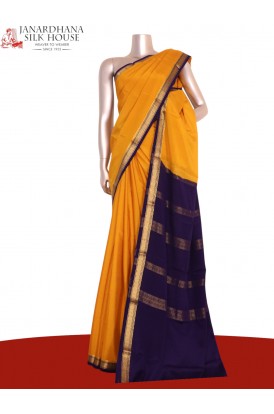 Pure Contrast Mysore Crepe Sil..