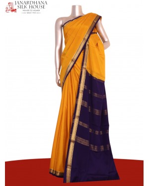 Pure Contrast Mysore Crepe Sil..