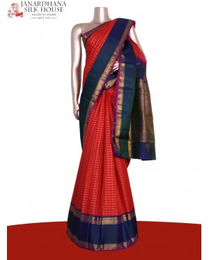 Pure Handloom Kanjeevaram Silk..