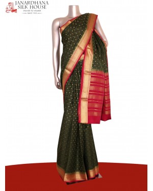 Pure Mysore Crepe Silk Saree..