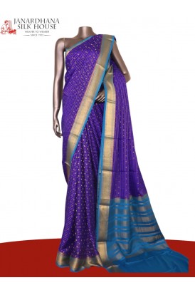 Pure Mysore Crepe Silk Saree..