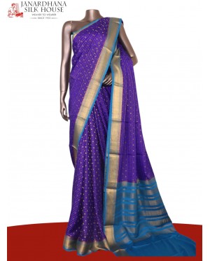 Pure Mysore Crepe Silk Saree..