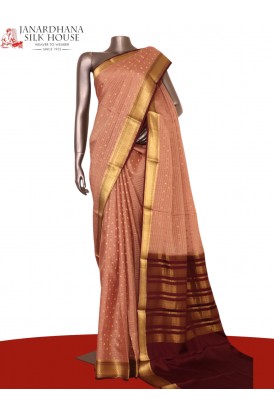 Pure Mysore Crepe Silk Saree..