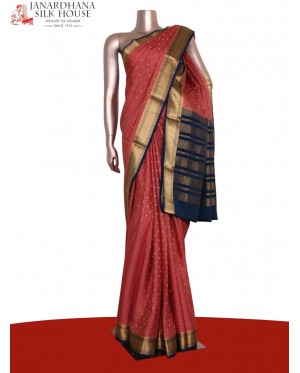 Pure Mysore Crepe Silk Saree..