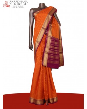 Pure Mysore Crepe Silk Saree..