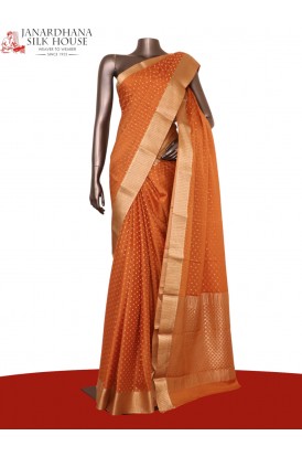 Pure Jacquard Butta Mysore Cre..