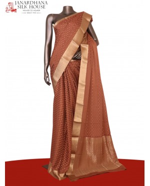 Pure Jacquard Butta Mysore Cre..