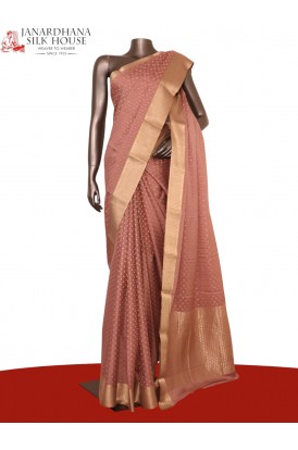 Pure Jacquard Butta Mysore Cre..