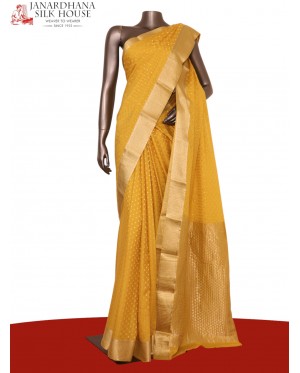 Pure Jacquard Butta Mysore Cre..