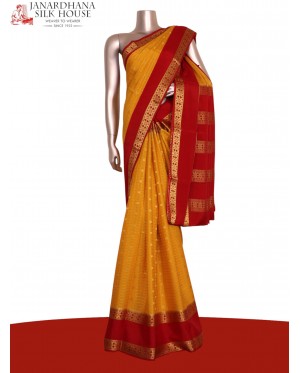 Pure Mysore Crepe Silk Saree..