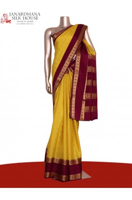 Pure Mysore Crepe Silk Saree