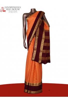 Pure Mysore Crepe Silk Saree