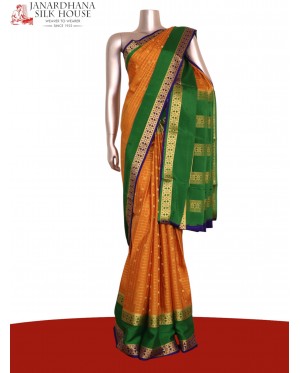 Pure Mysore Crepe Silk Saree..