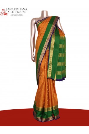 Pure Mysore Crepe Silk Saree