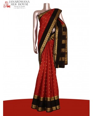 Pure Mysore Crepe Silk Saree..
