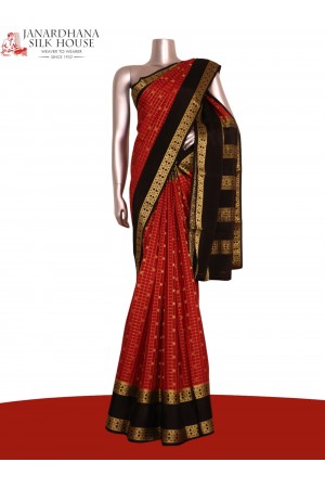 Pure Mysore Crepe Silk Saree
