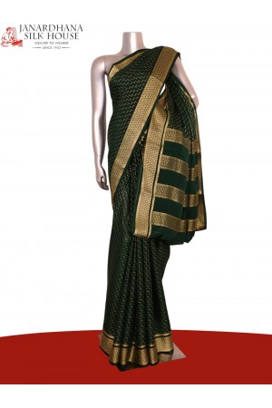 Pure Mysore Crepe Silk Saree