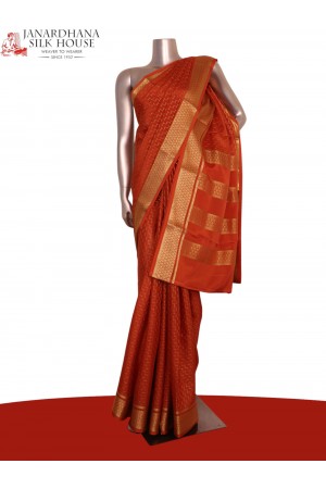 Pure Mysore Crepe Silk Saree