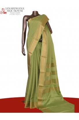 Pure Mysore Crepe Silk Saree..
