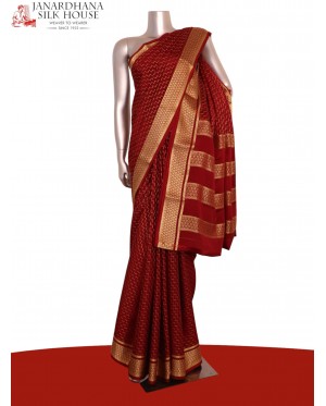 Pure Mysore Crepe Silk Saree..