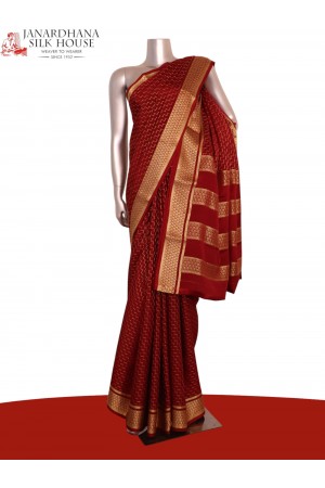 Pure Mysore Crepe Silk Saree
