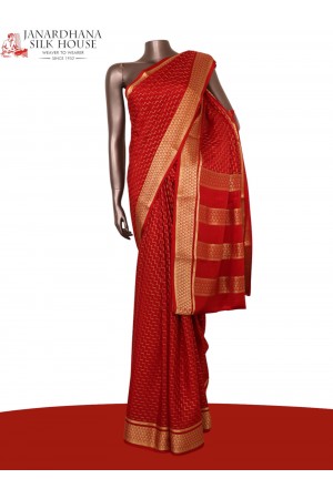 Pure Mysore Crepe Silk Saree