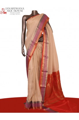 Pure Mysore Crepe Silk Saree..
