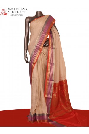 Pure Mysore Crepe Silk Saree