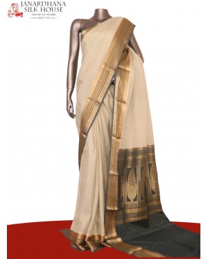 Pure Mysore Crepe Silk Saree..