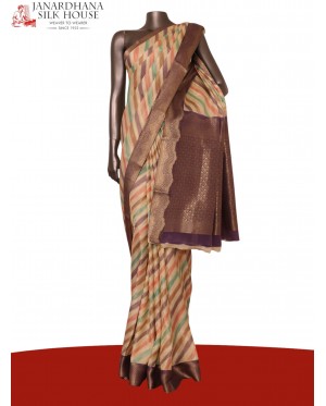 Pure Mysore Crepe Silk Saree..