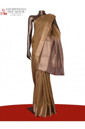 Pure Mysore Crepe Silk Saree..
