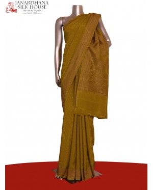 Pure Handloom Zari Butta Banar..