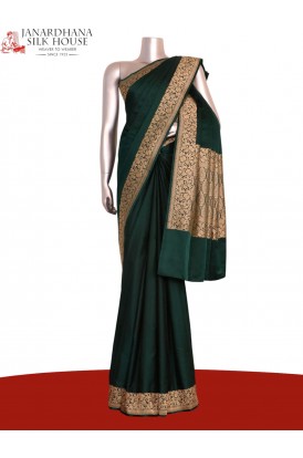 Satin Banarasi Pure Silk Saree..