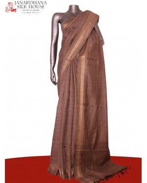 Handloom Pure Tussar Silk Sare..