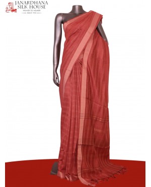 Handloom Pure Tussar Silk Sare..