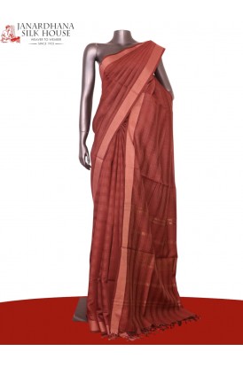 Handloom Pure Tussar Silk Sare..