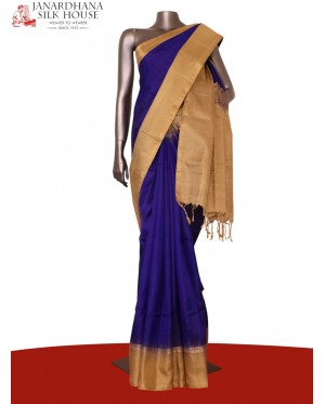 Designer Handloom Soft Silk Sa..
