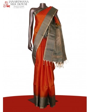 Designer Handloom Soft Silk Sa..