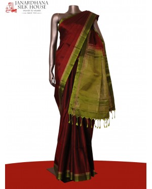 Designer Handloom Soft Silk Sa..