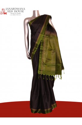 Designer Handloom Soft Silk Sa..