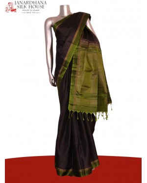 Designer Handloom Soft Silk Sa..