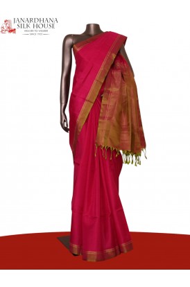 Designer Handloom Soft Silk Sa..