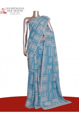 Floral  Pure Crepe Silk Saree..