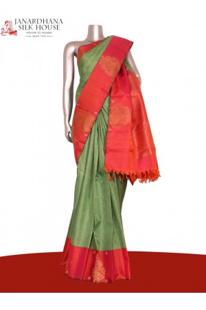 Pure Handloom Kanjeevaram Silk Saree